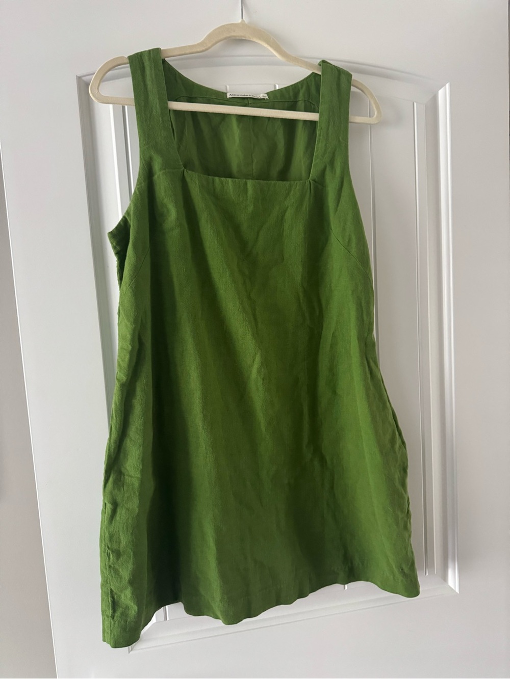 Abercrombie & Fitch Olive Green Sleeveless Tunic Dress